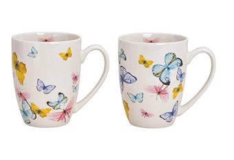 Picture of MUG BUTTERFLY DESIGN PORCELAIN